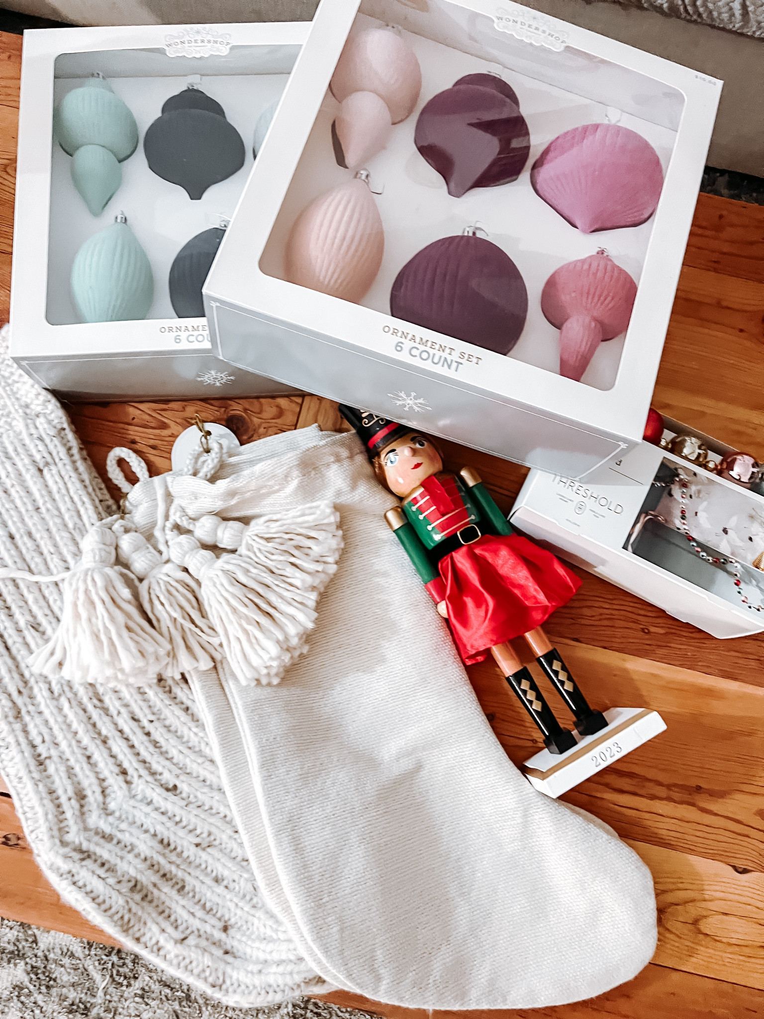 Target Christmas haul! Flocked ornaments, neutral textures stockings, vintage halloween decor, vintage nutcracker



#LTKhome #LTKHoliday #LTKSeasonal