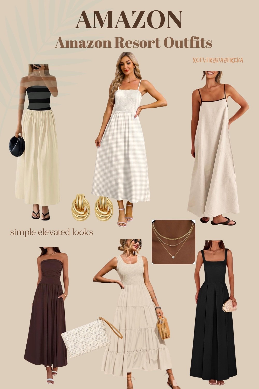 Upgrade your summer wardrobe with these chic dresses #summerfashion #beachoutfit #styleinspo Resort ready dresses and accessories. #resortwear 

#LTKOver40 #LTKTravel #LTKSeasonal