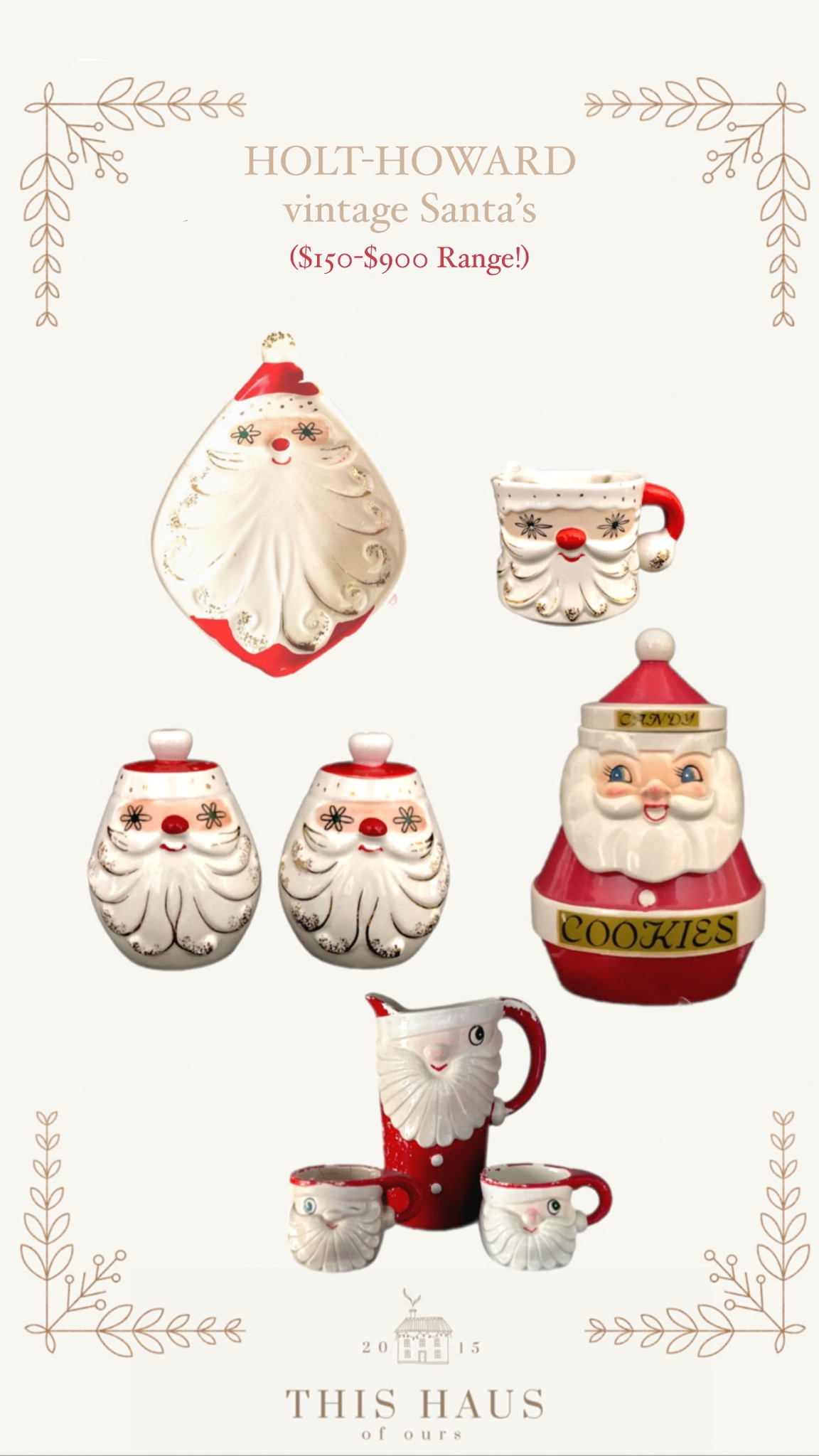 Antique, vintage holt-Howard Christmas mugs, plates 

#LTKHoliday #LTKSeasonal