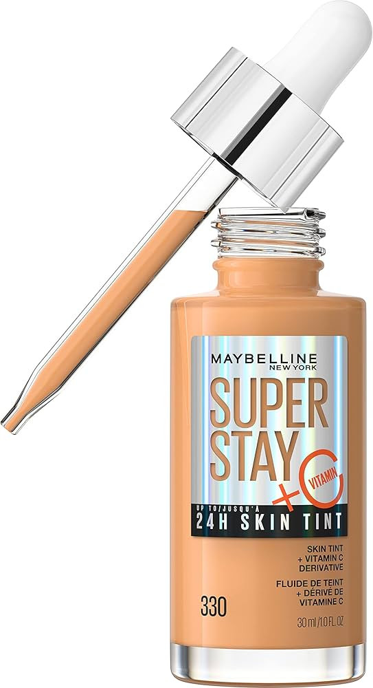 Maybelline Super Stay Up to 24HR Skin Tint, Radiant Light-to-Medium Coverage Foundation, Makeup I... | Amazon (US)