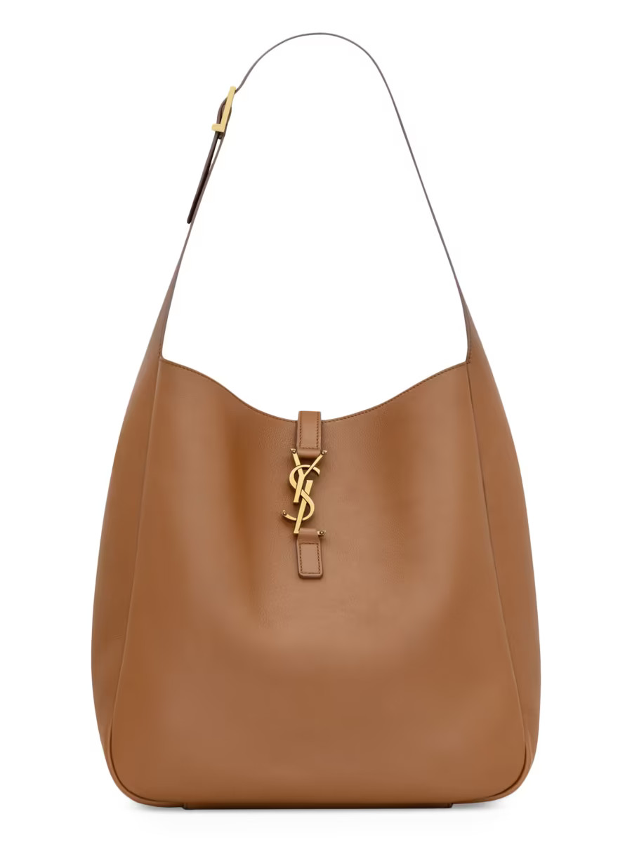 Saint Laurent Le 5 &agrave; 7 Supple Large Shoulder Bag in Smooth Leather | Saks Fifth Avenue | Saks Fifth Avenue