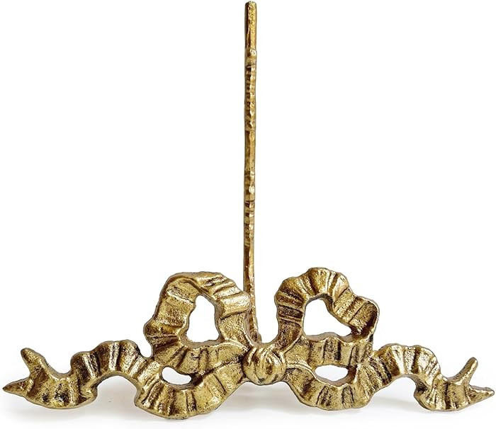 Vintage Style Gold Bow Easel Stand,Decorative Iron Display Holder for Plate, Picture Frame, Book ... | Amazon (US)