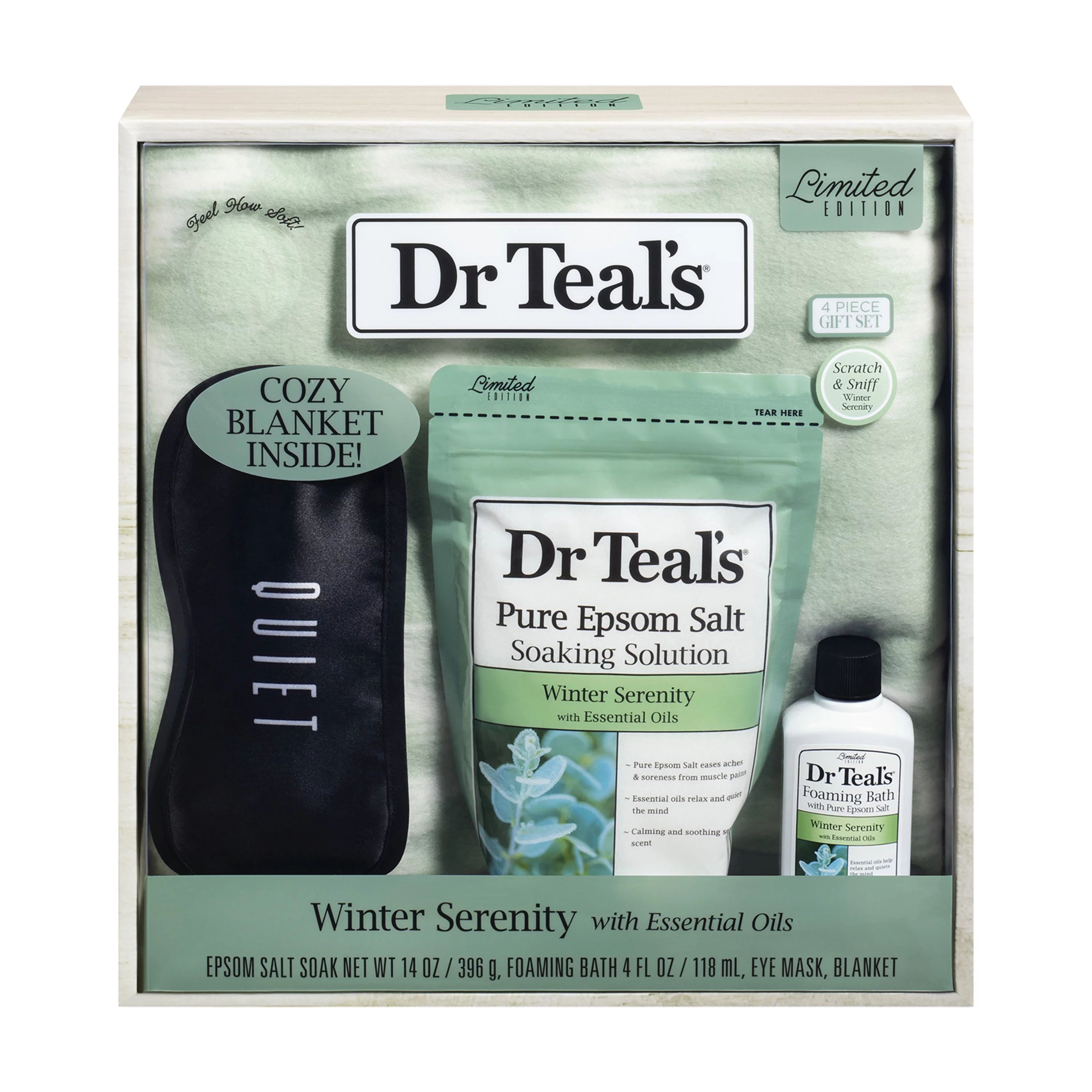 Dr Teal’s Winter Serenity Gift Set, 4 Piece - Walmart.com | Walmart (US)