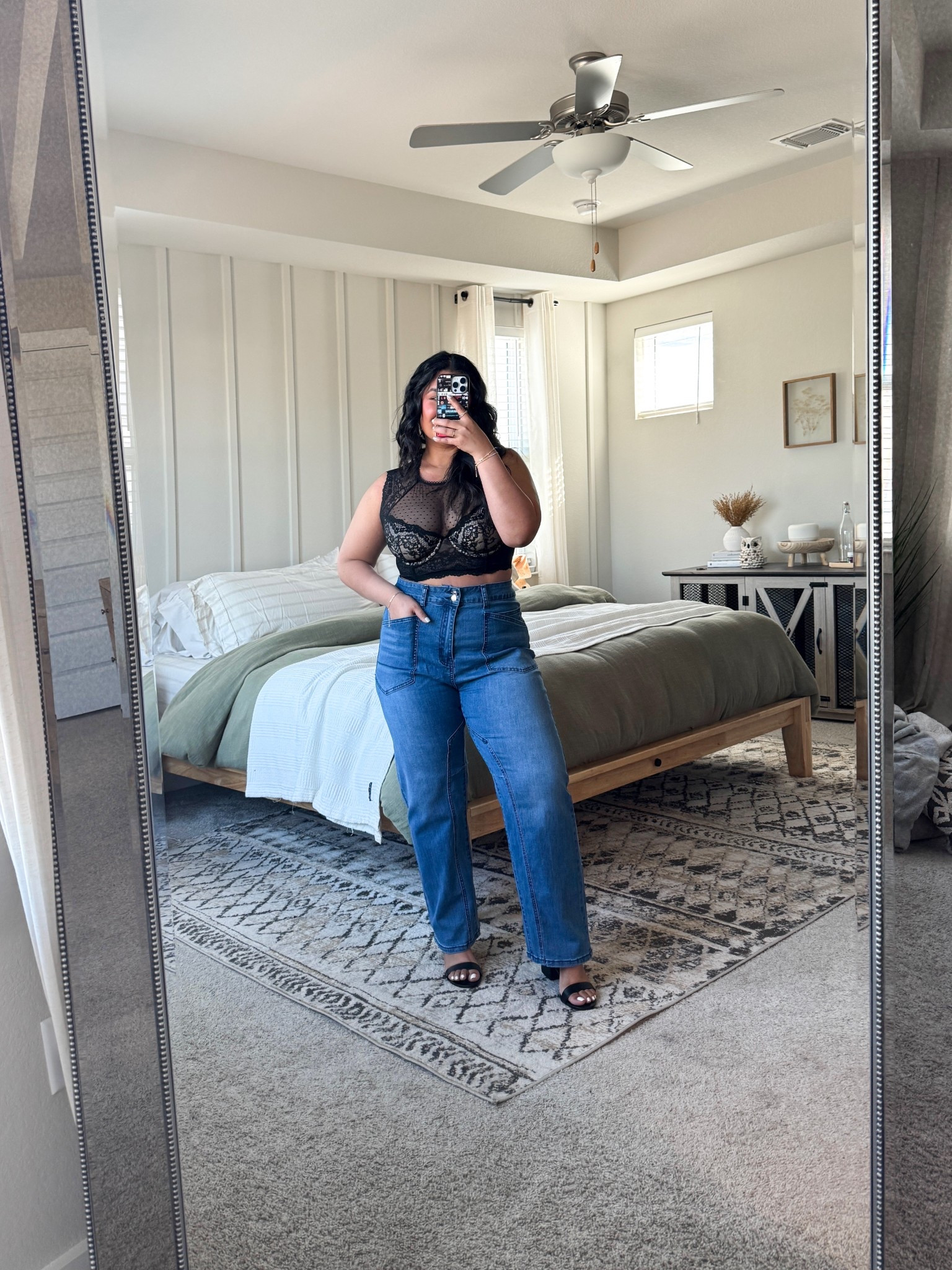 Amazon outfit. I’m 5’1”, size 12. //
TOP: 36D, true to size // JEANS: size 12, true to size. TONS of stretch, high waisted. // SHOES: true to size // this would also be really cute with a blazer, which I will also link! 

#LTKMidsize #LTKPetite #LTKFindsUnder50