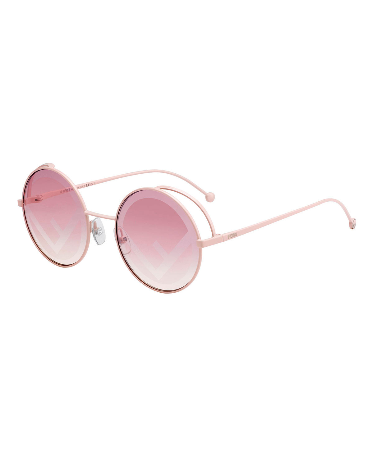 Round Logo-Lenses Sunglasses | Bergdorf Goodman