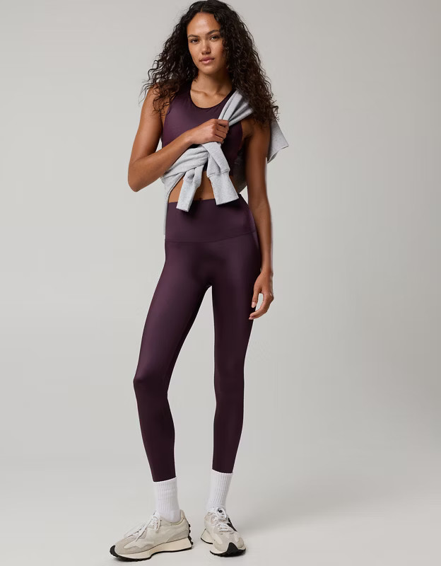 OFFLINE By Aerie Goals Gloss High Waisted Legging | Aerie