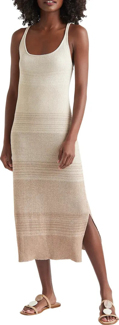 Splendid Metallic Midi Sweater Dress | Nordstrom | Nordstrom