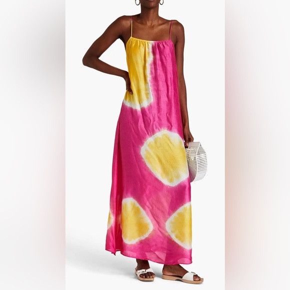 NWT Sundress Gracie tie dyed fuchsia and yellow. Xl/xxl still in bag!! | Poshmark