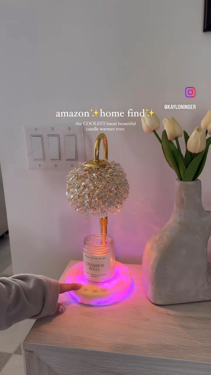 ON SALE —the most beautiful✨amazon find✨(a color-changing candle warmer that looks like a mini chandelier😭🤩)

• STOP wasting your money & burning through candles in days!! candle warmers changed my life & now last for MONTHS 🕯️🌸 

#LTKhome #LTKU #LTKsalealert #LTKfindsunder100 #LTKSeasonal
#amazonfinds #amazonhomefinds #pinterestaesthetic #amazongadgets #amazonmusthaves #amazonhome #homegadgets #amazonpets

#LTKfindsunder50 #LTKVideo #LTKstyletip