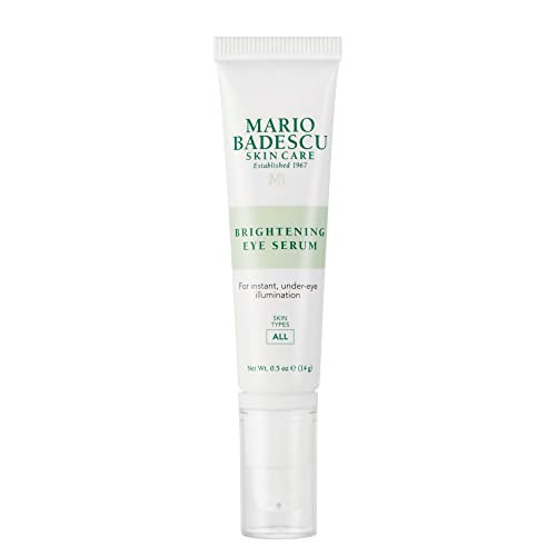 Mario Badescu Brightening & Revitalizing Under Eye Serum, Anti Aging & Hydrating, Reduces the Appearance of Fine Lines & Dark Circles with Caffeine and Squalane, 0.5 oz | Amazon (US)