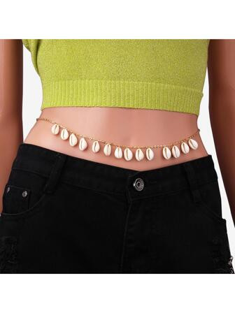 1pc Fashion Shell Pendant Waist Chain For Women For Travel | SHEIN