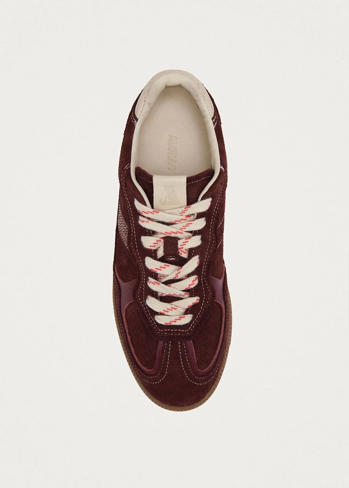 Tb.490 Rife Burgundy Cream Leather Sneakers | ALOHAS | ALOHAS (Global)
