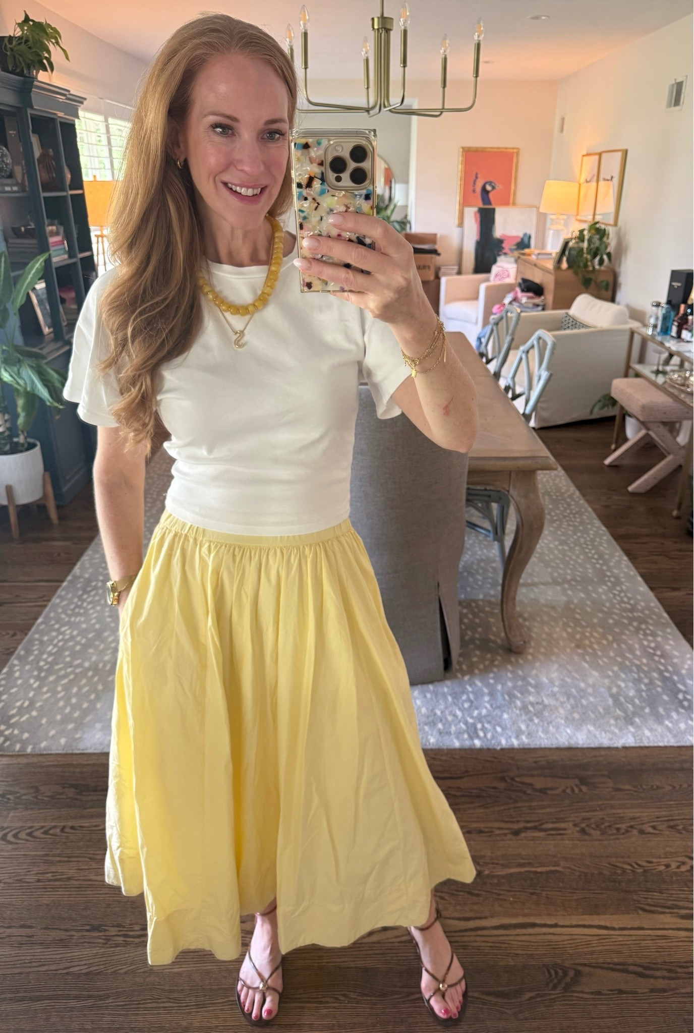 Still soaking up summer in this yellow skirt and jelly sandals!

#LTKootd #LTKSeasonal #LTKSaleAlert