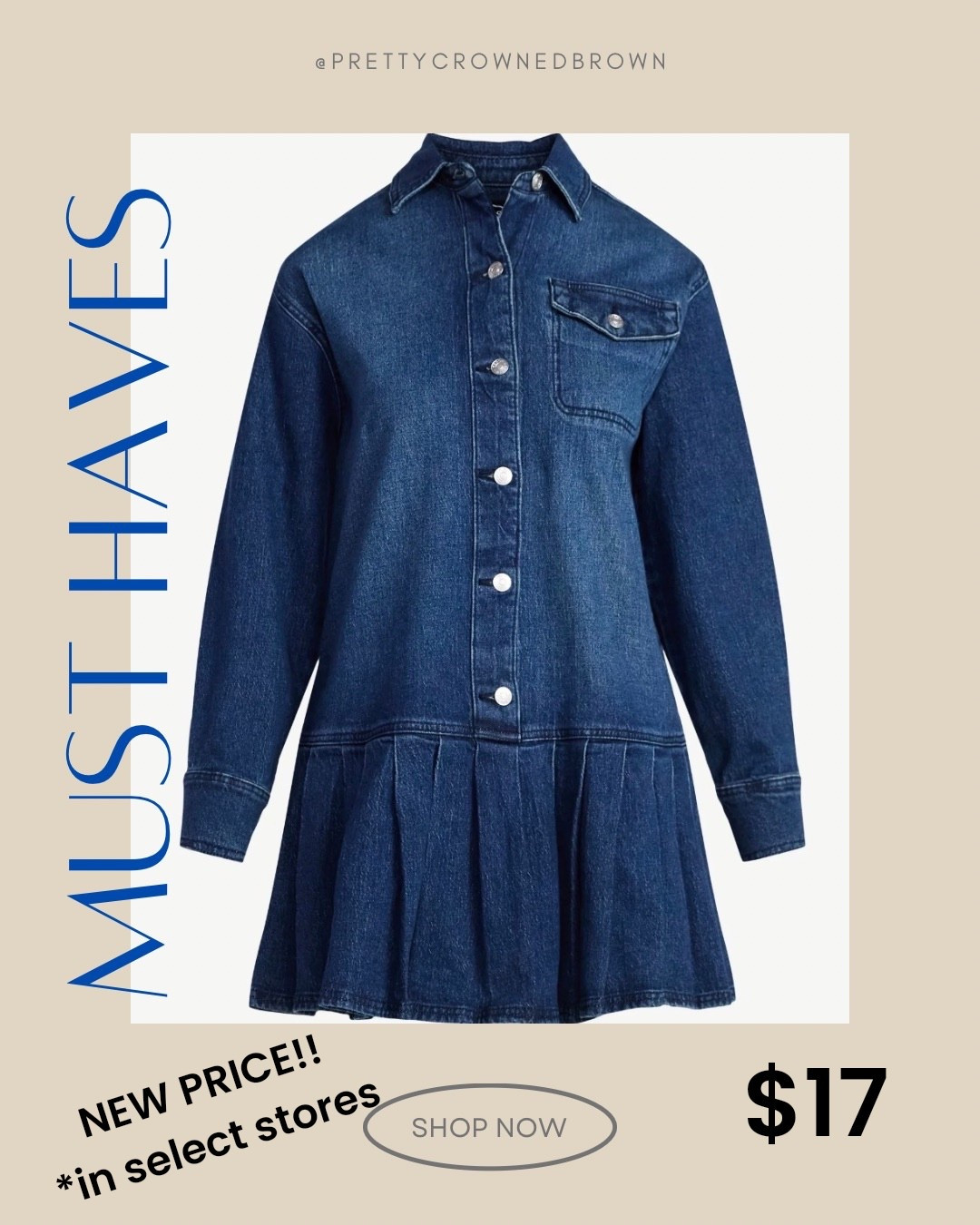 RUUUN!!! This super cute denim pleated dress by Scoop is showing up on clearance in some stores! Was $32. Now $17!!! 



#LTKgrwm #LTKootd #LTKValentine