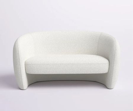 We have a couch just like this in our new office!! I love this style and the boucle!!

#LTKhome