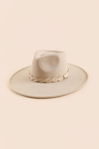 Kenley Panama Wide Twist Band Hat | Francesca's