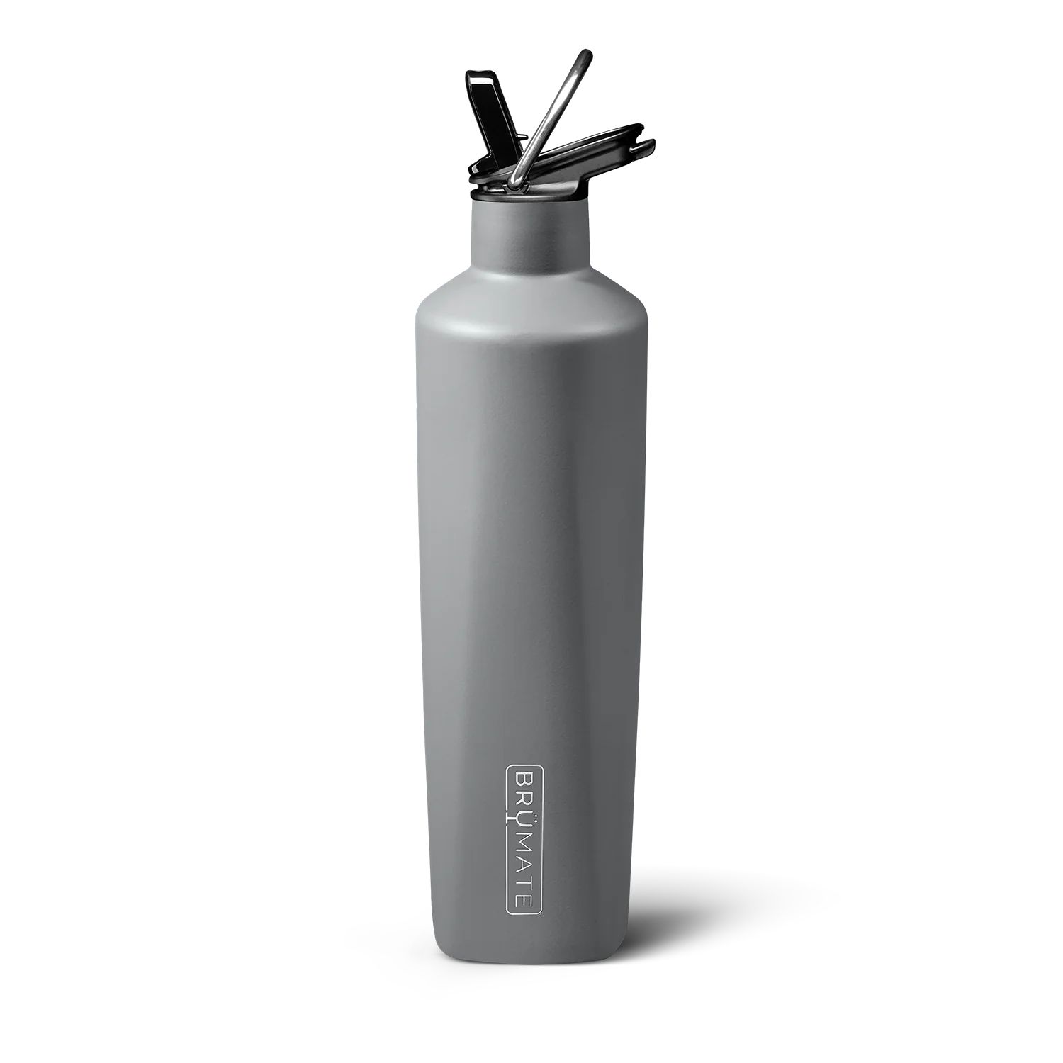 ReHydration 25oz Insulated Water Bottle | Matte Gray – BrüMate | Brumate