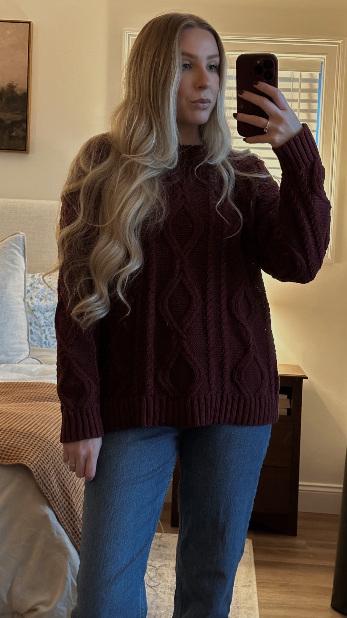Chunky sweaters are a fall staple!🍁🍂 
Size medium in sweater 
Amazon finds, Abercrombie jeans, fall style  

#LTKFindsUnder50 #LTKStyleTip #LTKSeasonal