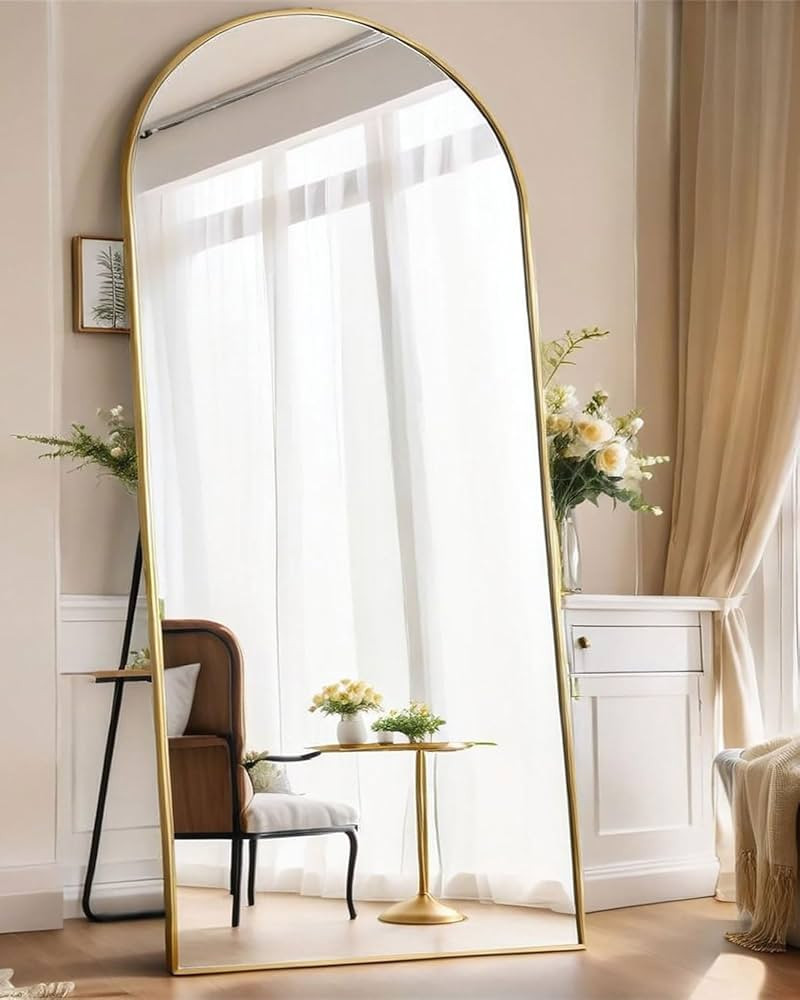 Arch Mirror Full Length, Floor Length Mirror, Arched Floor Mirror, 68"x26" Wall Mirror Full Lengt... | Amazon (US)