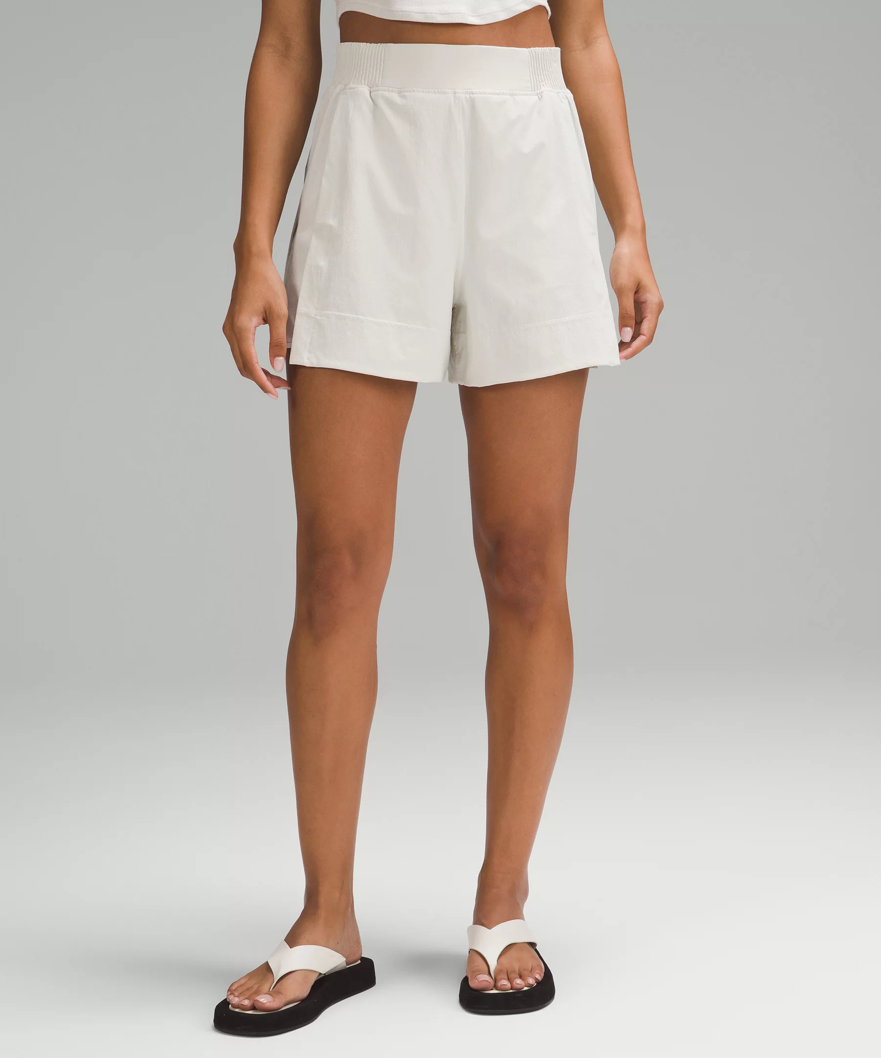 Stretch Woven Relaxed-Fit High-Rise Short 4" | Lululemon (US)