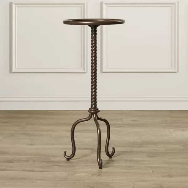 Cahill 28.25'' Tall Tray Top Pedestal End Table | Wayfair North America