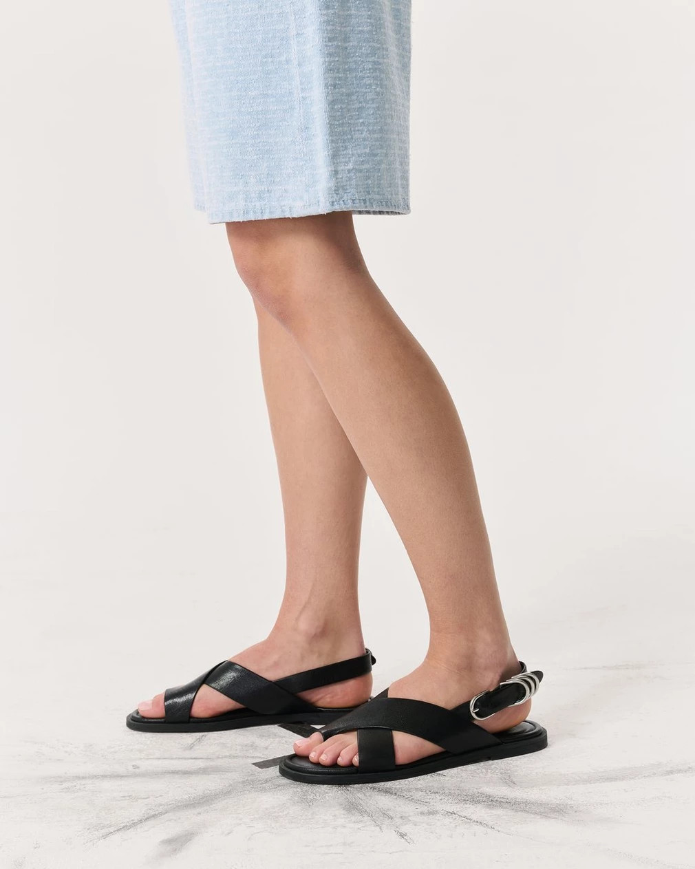 Gia Leather Crossover Sandals | rag & bone