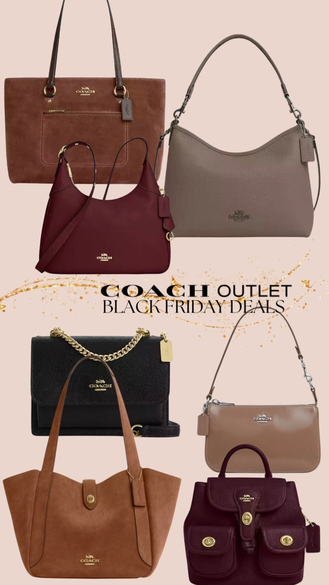 Coach just dropped 25% off for Black Friday, and they’re stacking it on top of an extra 20–60% off Coach Outlet handbags. This is your sign to grab your favorites before they sell out!

Coach handbags. New handbags. Gift for her. Gifts for teen girls. Gift ideas for mom. Trendy handbags, handbags for fall winter handbags.
L

#LTKGiftGuide #LTKHoliday #LTKSaleAlert