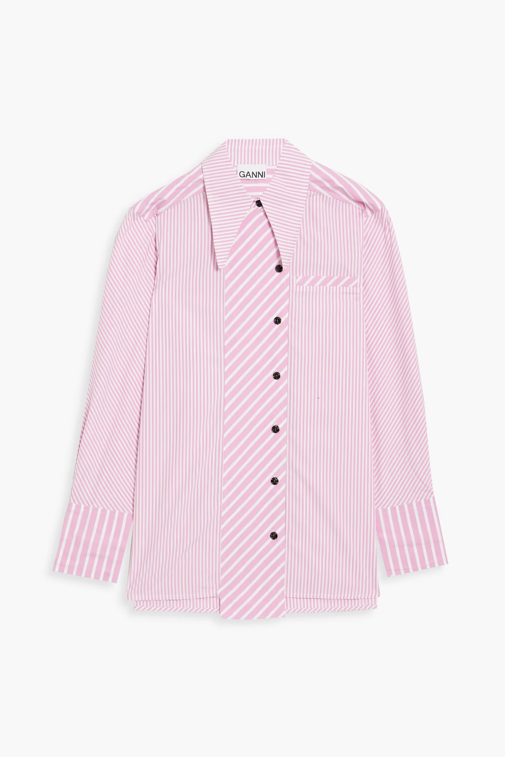 Striped cotton-poplin shirt | The Outnet (US and CA)