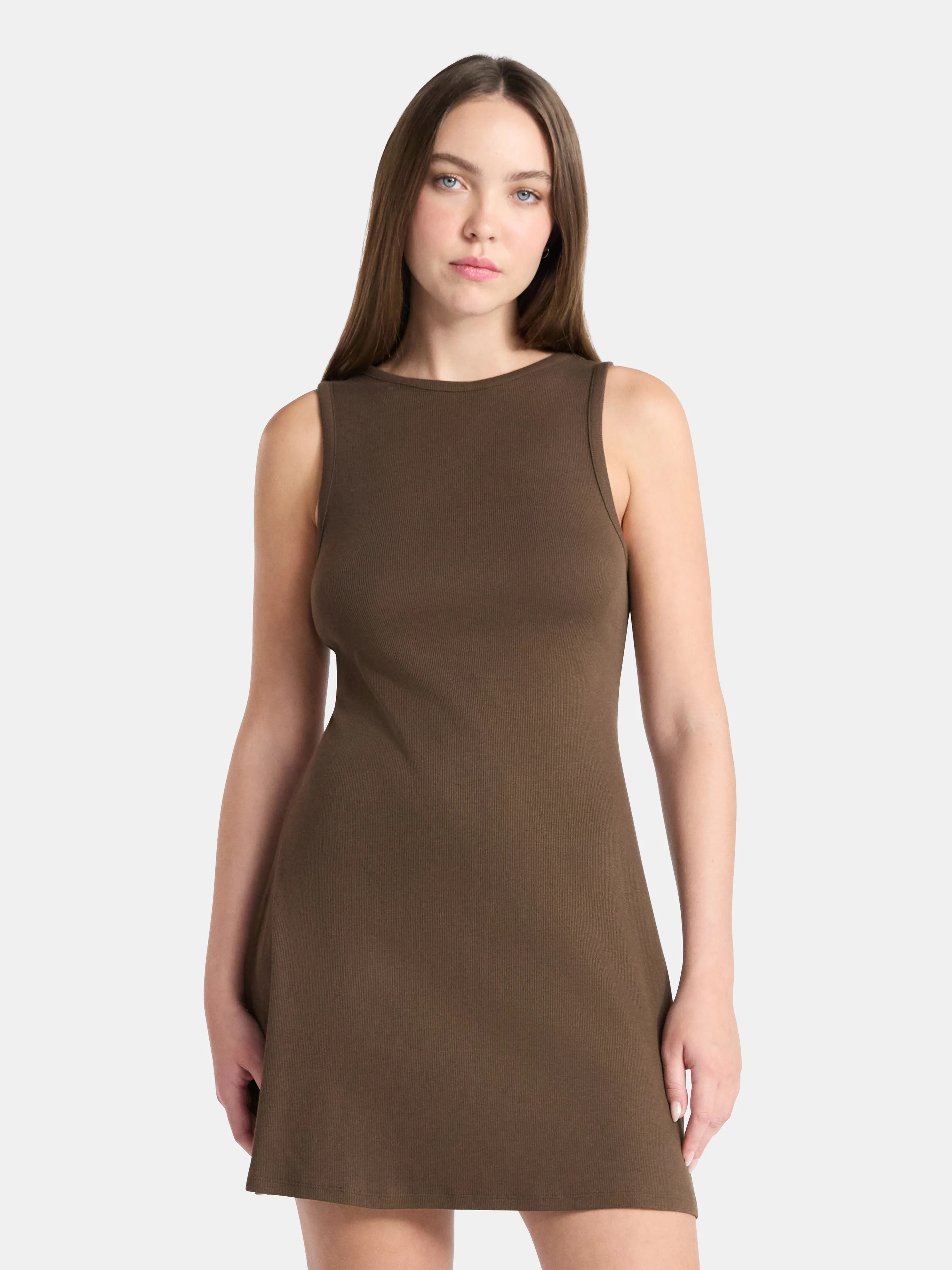 No Boundaries High Neck Dress, Women's | Walmart (US)