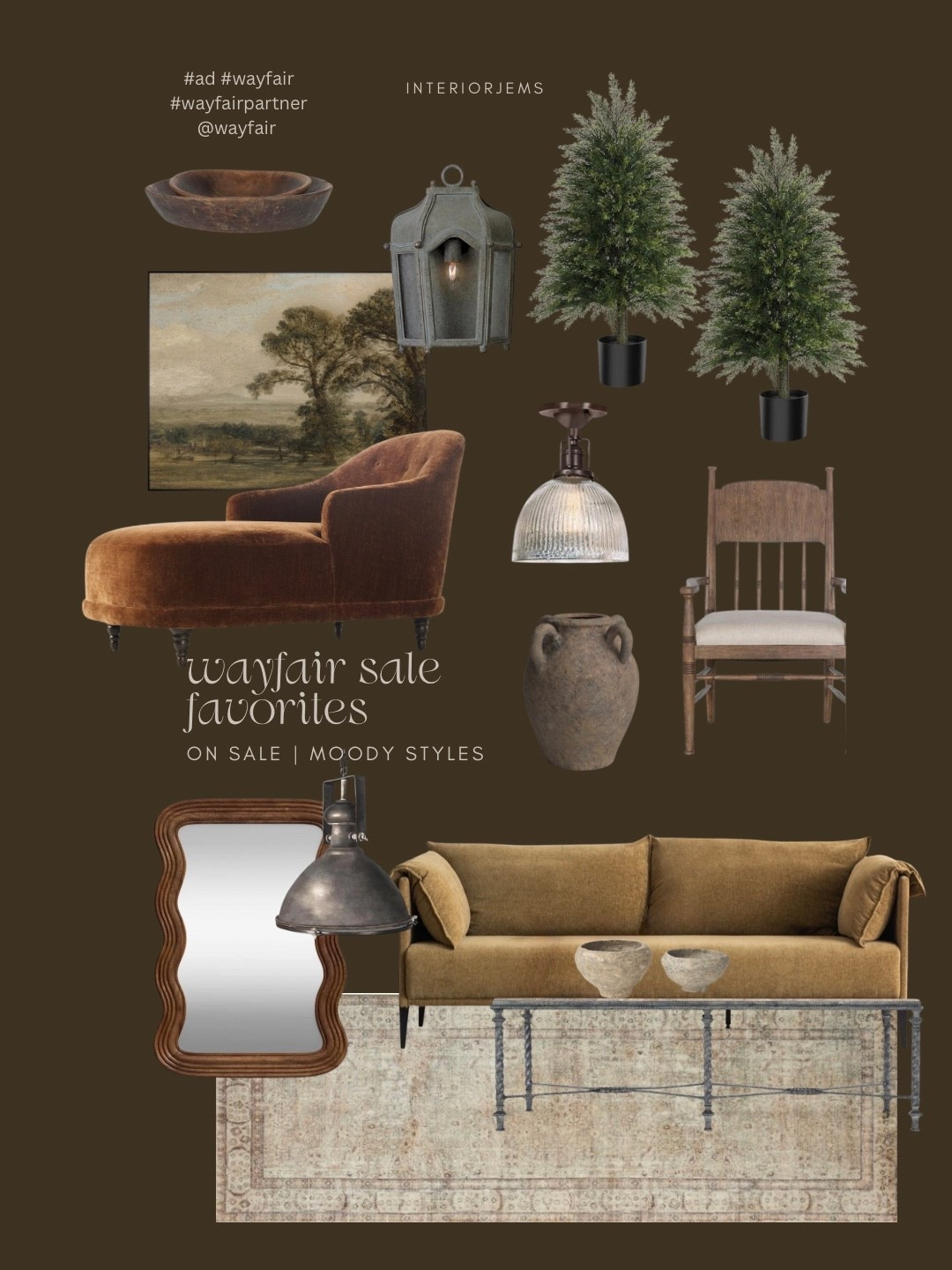 #WayfairPartner so many great deals happening at Wayfair right now.

Sharing pieces you may have missed because you know I love finding those one of a kind styles that don’t feel overdone. These sale finds are an easy way to refresh your home for the new year. Think moody, timeless pieces, a sofa that’s on major sale, and a few beautiful accents that feel collected and special without the full price tag.

#ad #wayfair @wayfair

#LTKSaleAlert #LTKHome