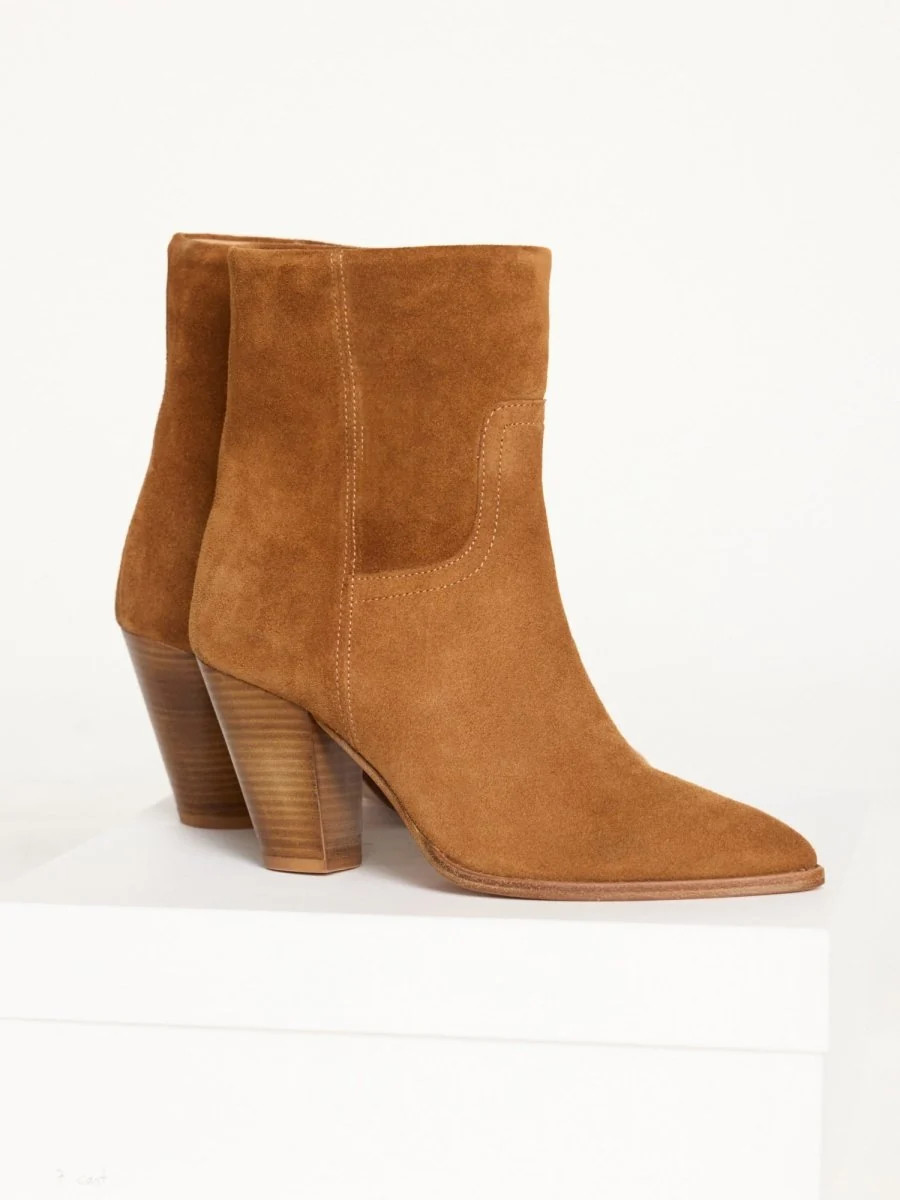 Women's Marfa Suede Ankle Boot in Whiskey | Brochu Walker | Brochu Walker