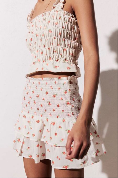 Smocked floral tank top and skirt matching set 

#LTKstyletip #LTKSeasonal #LTKfindsunder50