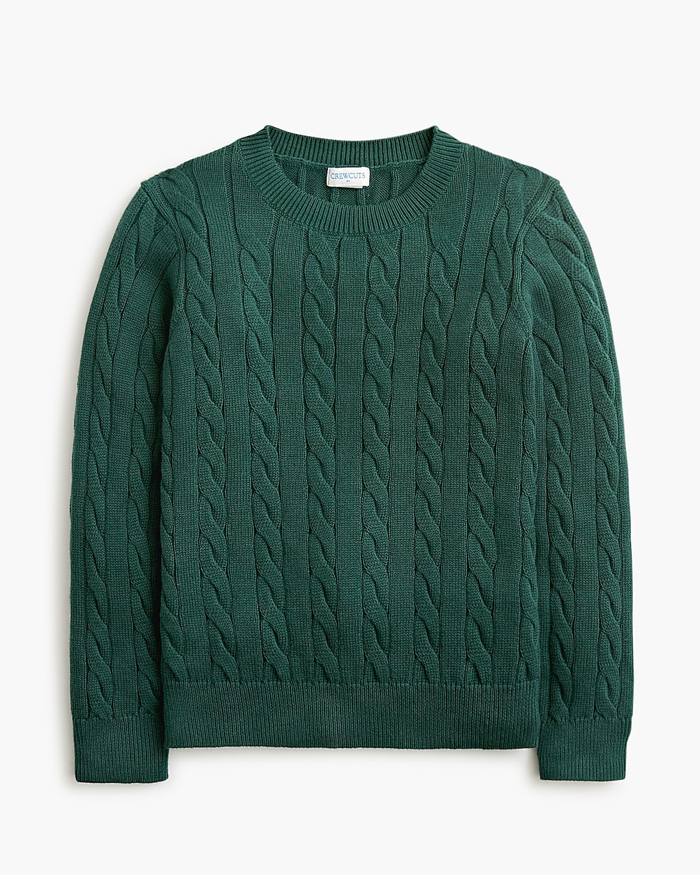 Kids' cable-knit crewneck sweater | J.Crew Factory