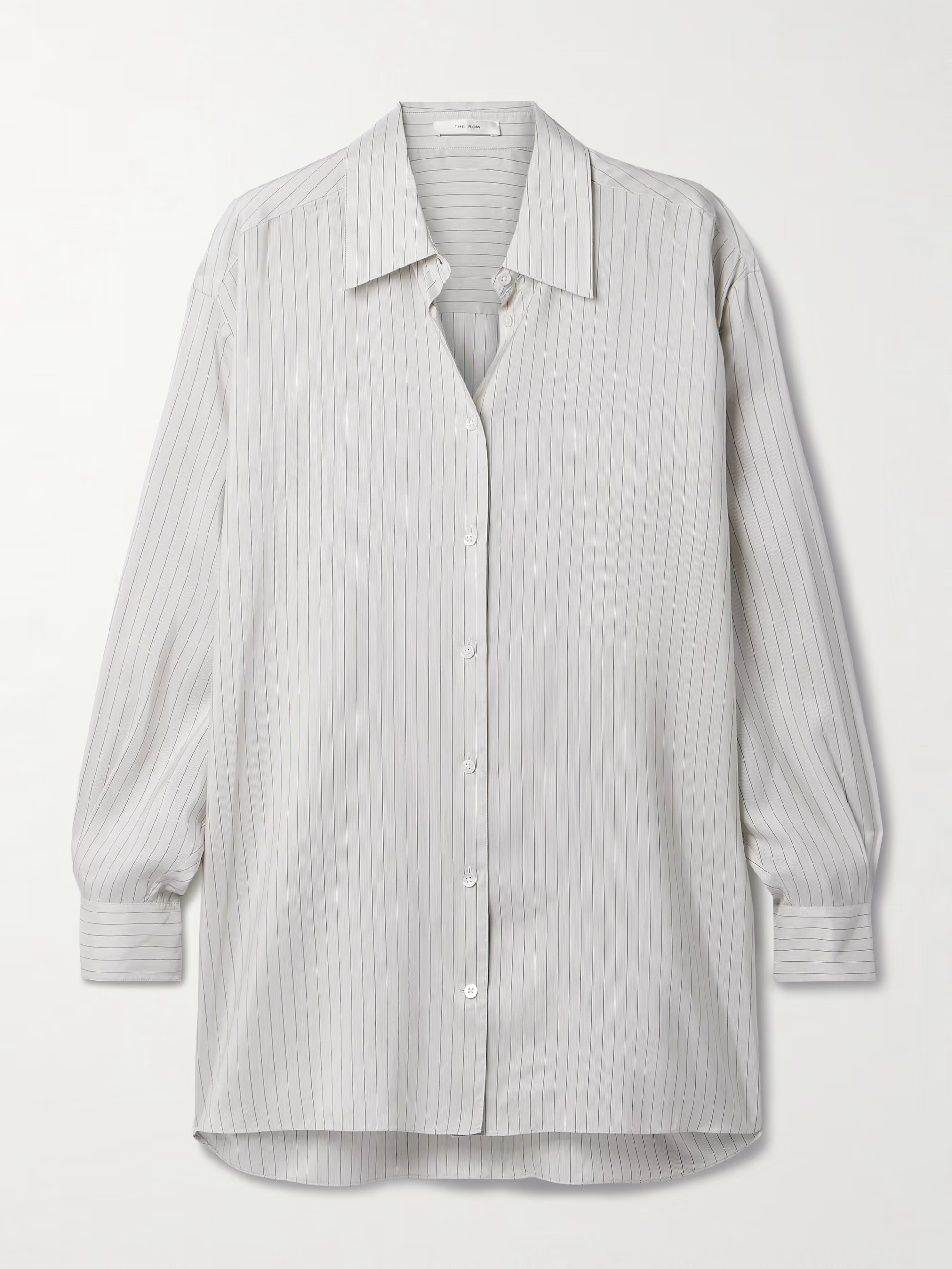 Luka oversized striped silk shirt | NET-A-PORTER (UK & EU)