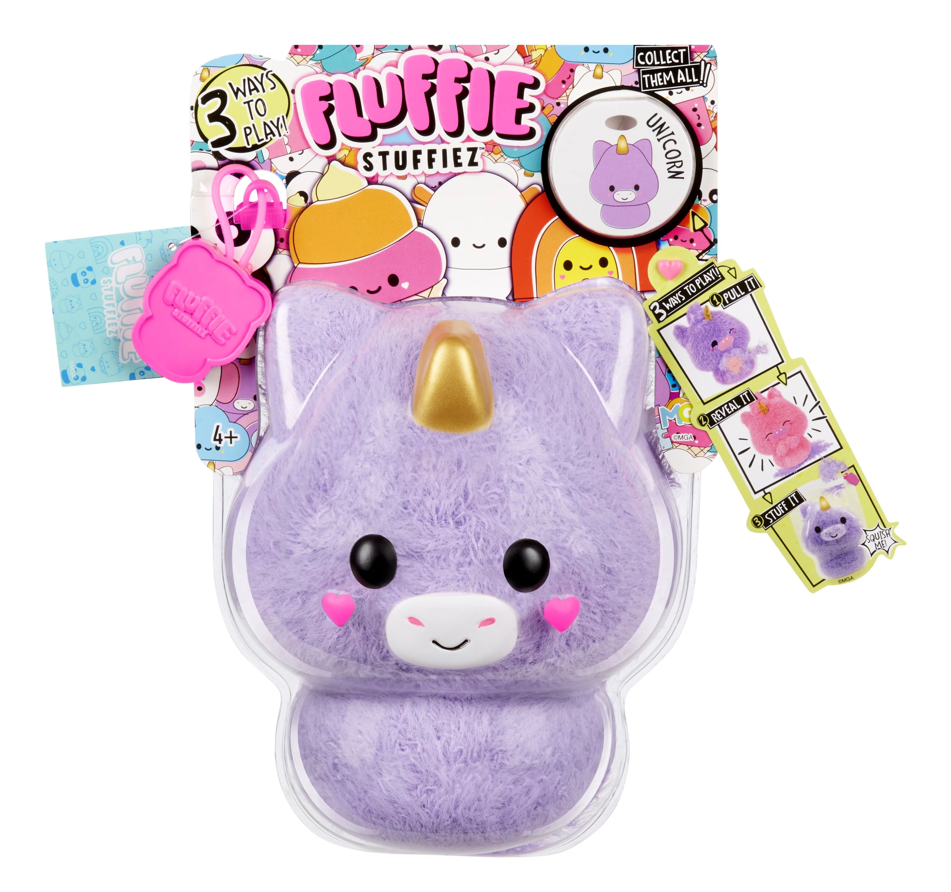 Fluffie Stuffiez Unicorn Small Collectible Feature Plush - Surprise Reveal Unboxing with Huggable... | Walmart (US)