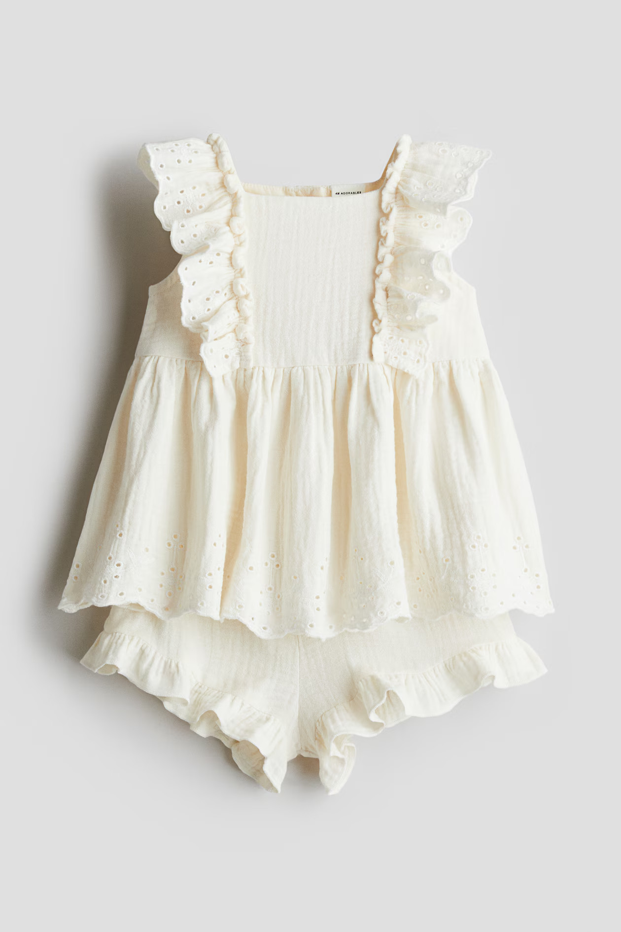 2-Piece Cotton Muslin Set | H&M (US + CA)