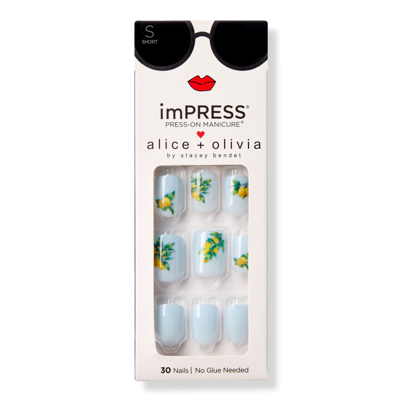 Lemonade imPRESS x Alice + Olivia Press-on Manicure | Ulta