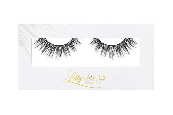 Amazon.com: Lilly Lashes Luxe in Lite Mink Lashes | Wispy Lashes Mink | Natural Looking Lashes | ... | Amazon (US)