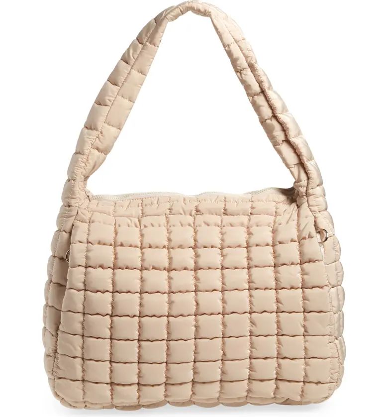 Street Level Quilted Nylon Tote | Nordstrom | Nordstrom