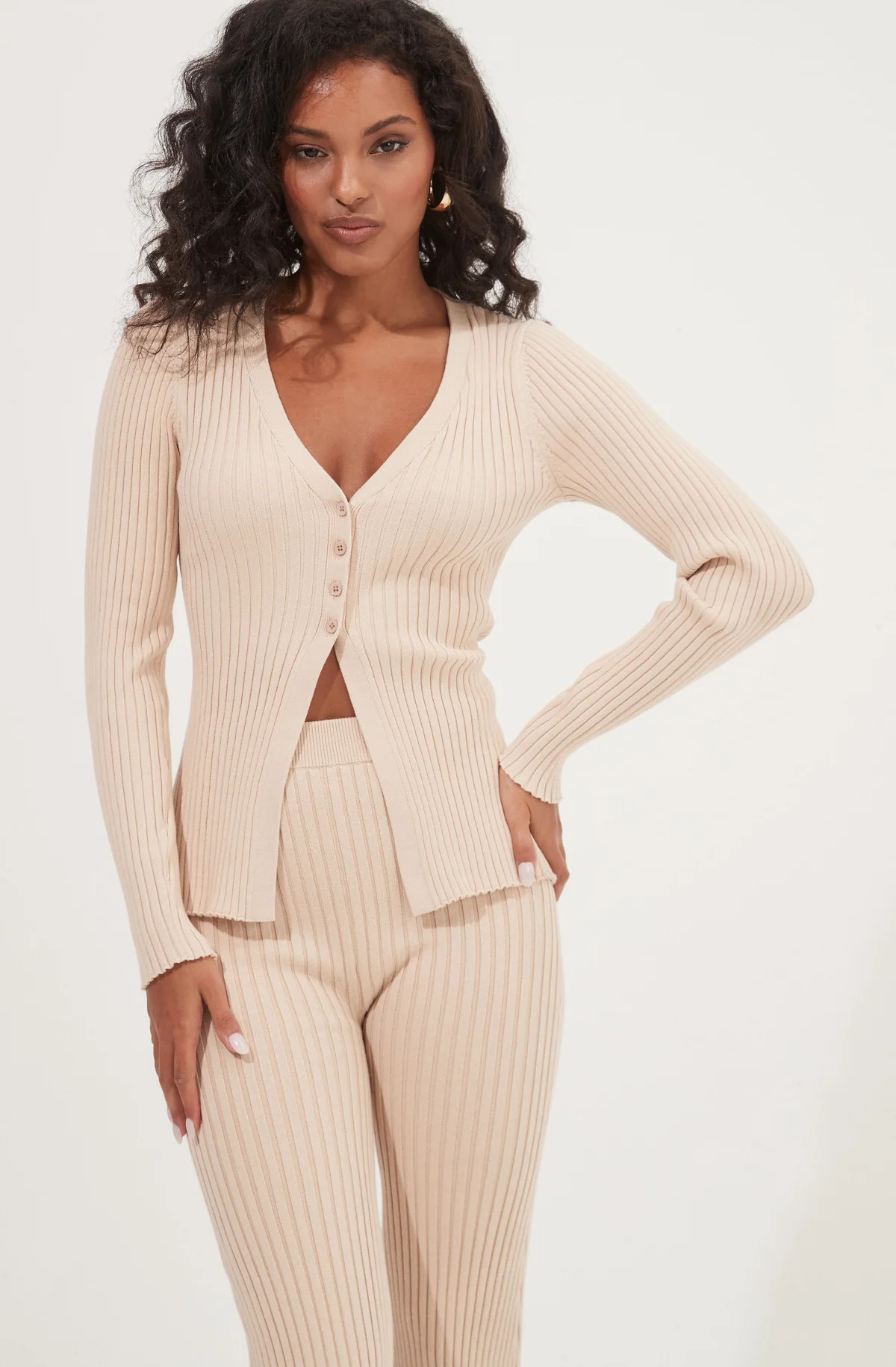 Maida Ribbed Knit Sweater | ASTR The Label (US)