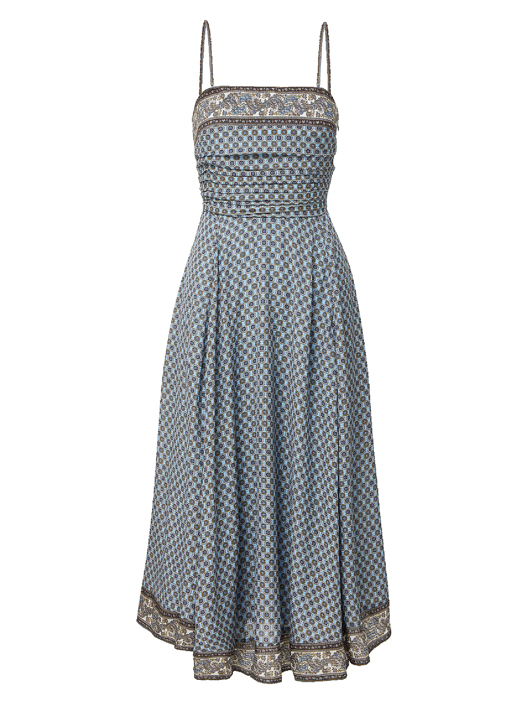 Lana Printed A-Line Midi-Dress | Saks Fifth Avenue