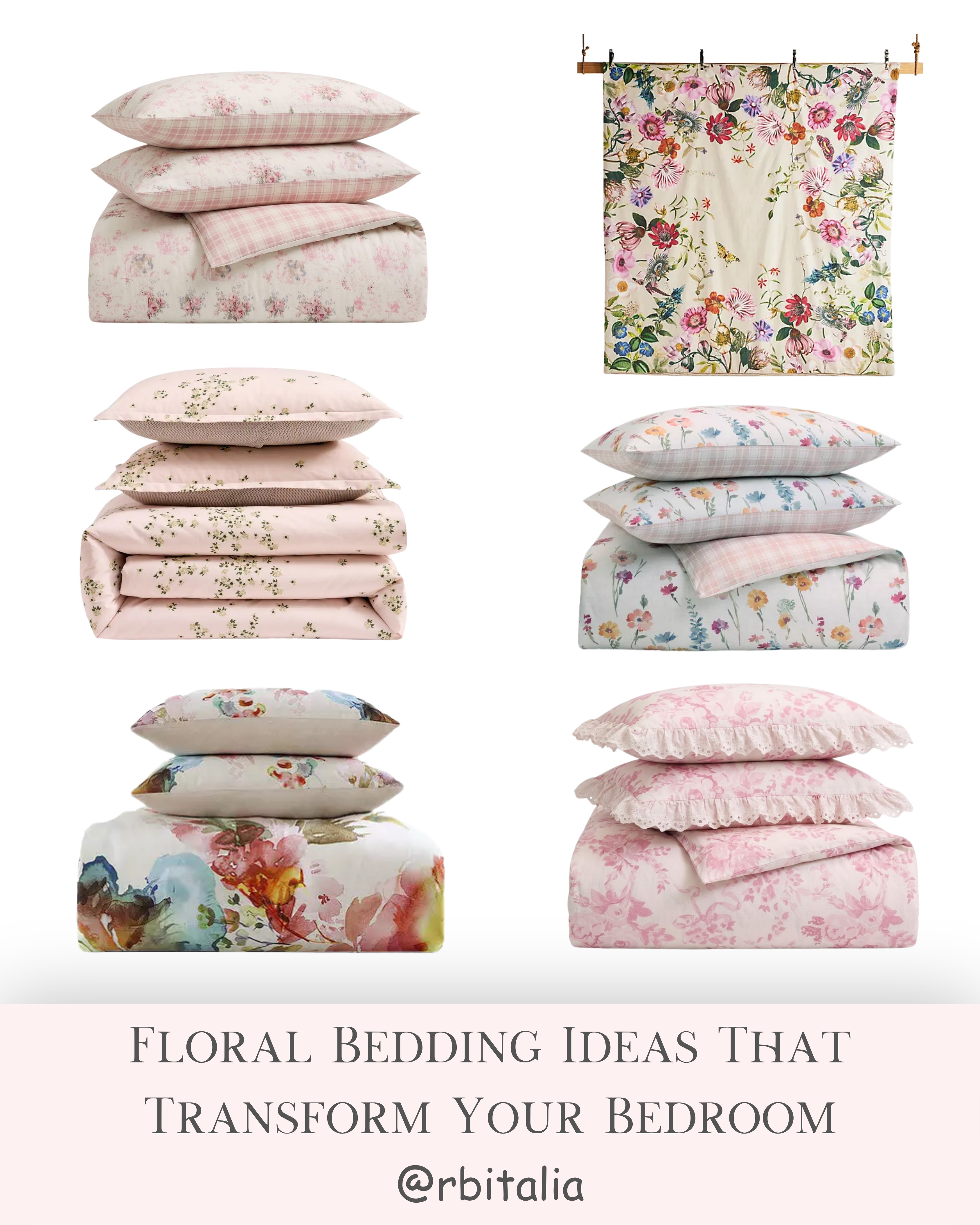 Refresh your space with these stunning floral bedding ideas designed to transform your bedroom into a peaceful sanctuary. These high-quality prints and soft textures create a sophisticated, botanical-inspired look. Save this post and shop the full bedding collection at the link in bio! #FloralBedding #BedroomDecor #HomeRefresh 

 #LTKdayinmylife #LTKHome #LTKSaleAlert