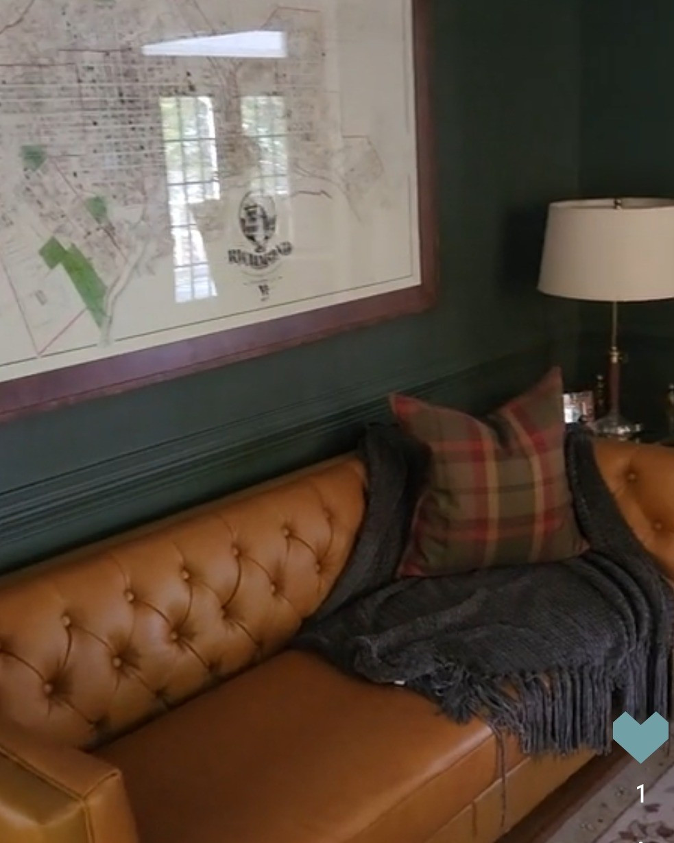 One of the best Wayfair purchases ever We wanted the style but with a pup with long nails we wanted something that wouldn't make us cry if it got scratched and I tell you this held up with four paws and lots of cuddles What a great value leather Chesterfield

#LTKHome #LTKstorytime #LTKOver40