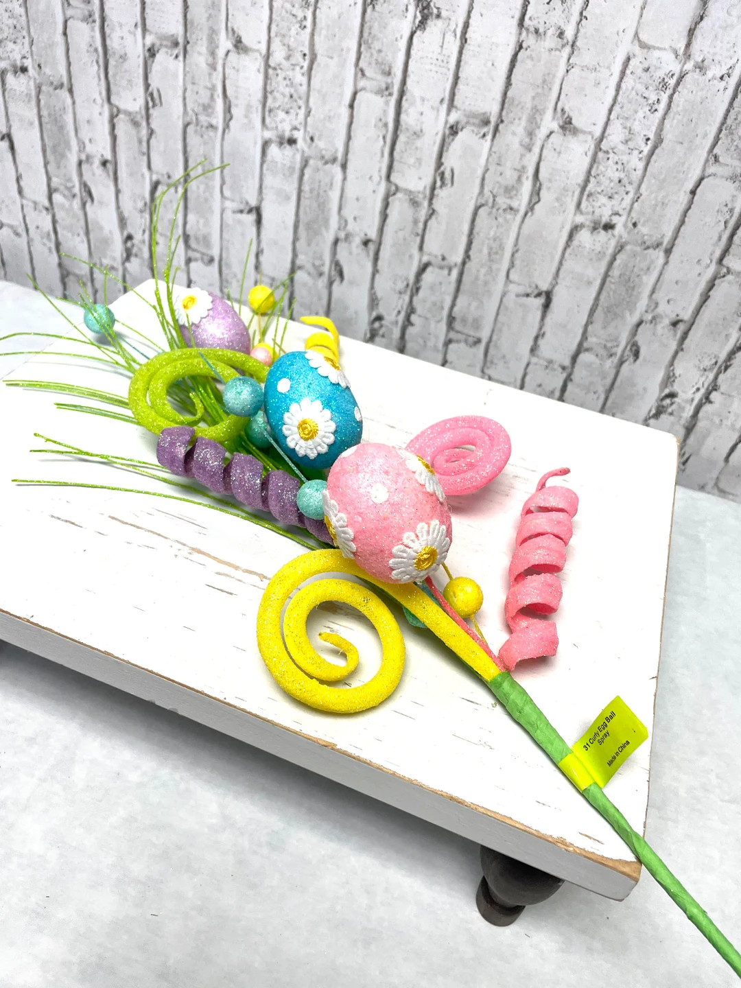 Curly Egg Ball Spray, Easter Egg Spray, 62101EAS, Easter Spray, Spring Egg Spray - Etsy | Etsy (US)