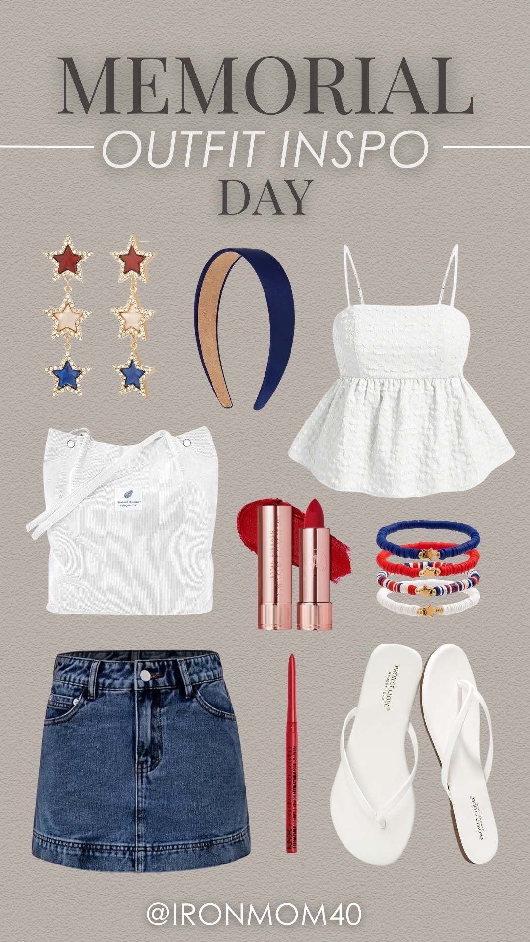 Comfy outfit with the perfect accessories for Memorial Day!

#LTKootd #LTKOver40 #LTKMidsize