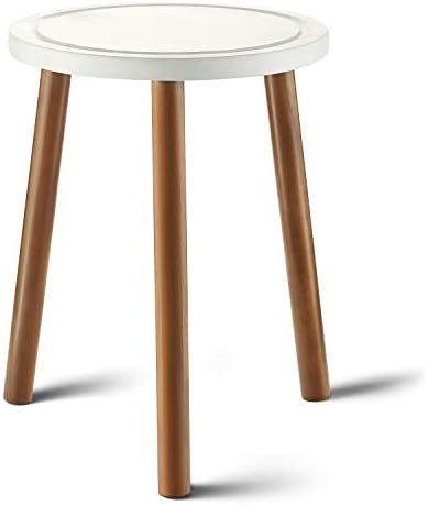 LITADA Wood Plant Stand Mid Century Small Side Table, 15.8’’ Tall – Round Side End Table Fl... | Amazon (US)