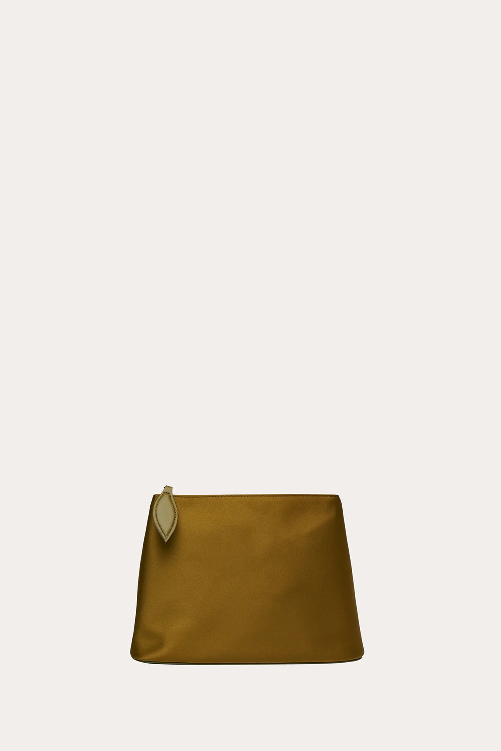 Zip Clutch Curry Satin | LITTLE LIFFNER