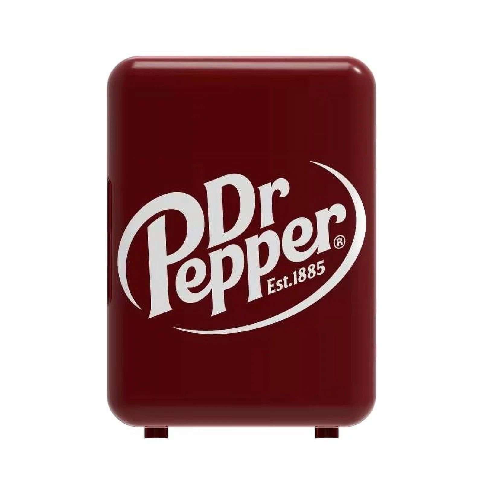 Dr Pepper Portable 6-Can Mini Refrigerator, MIS135DRP, Burgundy | Walmart (US)