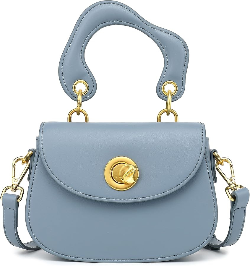 Scarleton Crossbody Bags for Women, Purses for Women, Satchel Shoulder Bag, Lightweight Gold Chai... | Amazon (US)