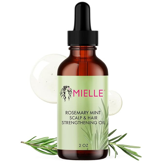 Amazon.com: Mielle Organics Rosemary & Mint Hair Oil - Strengthening Biotin Oil Infused Frizzy & ... | Amazon (US)